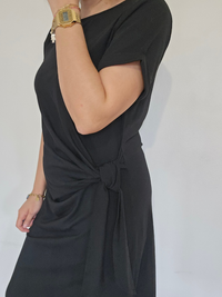 Robe longue nœud sur le côté – Inspiration Sézane
