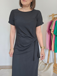 Robe longue nœud sur le côté – Inspiration Sézane
