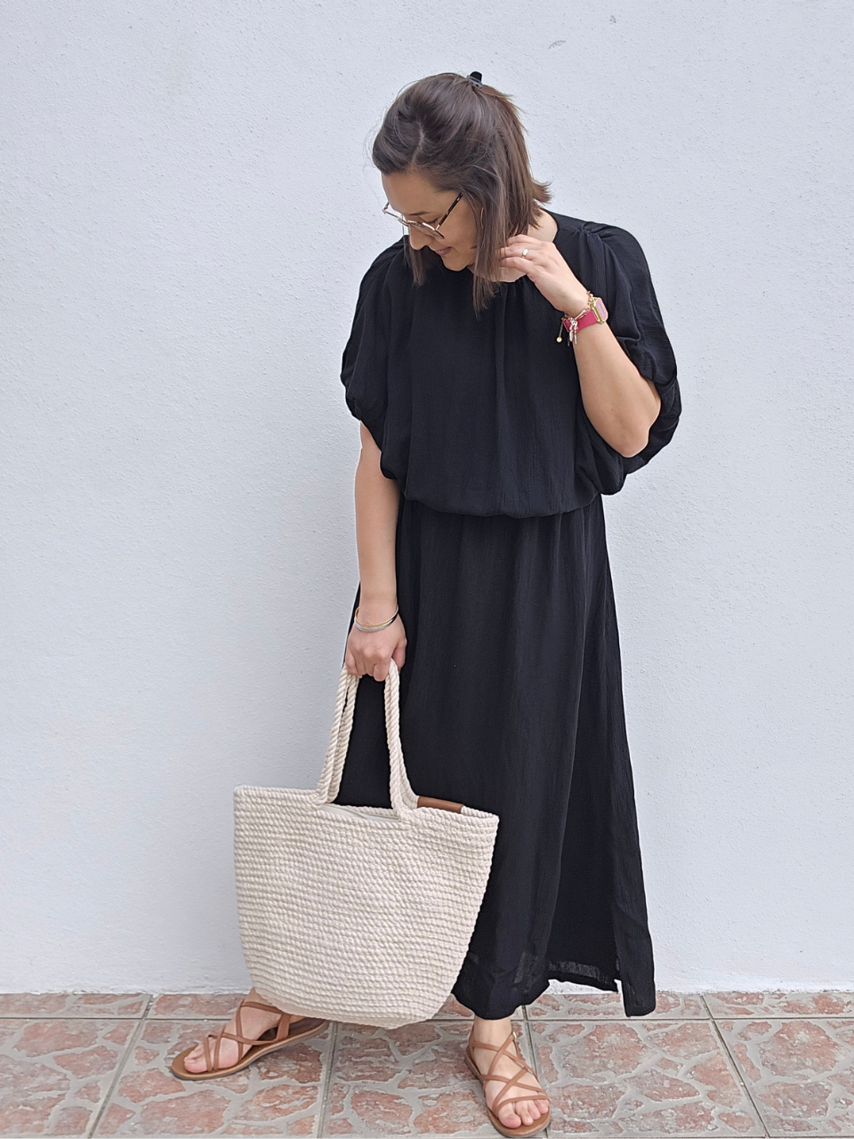Look été femme robe noir