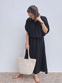 Look été femme robe noir