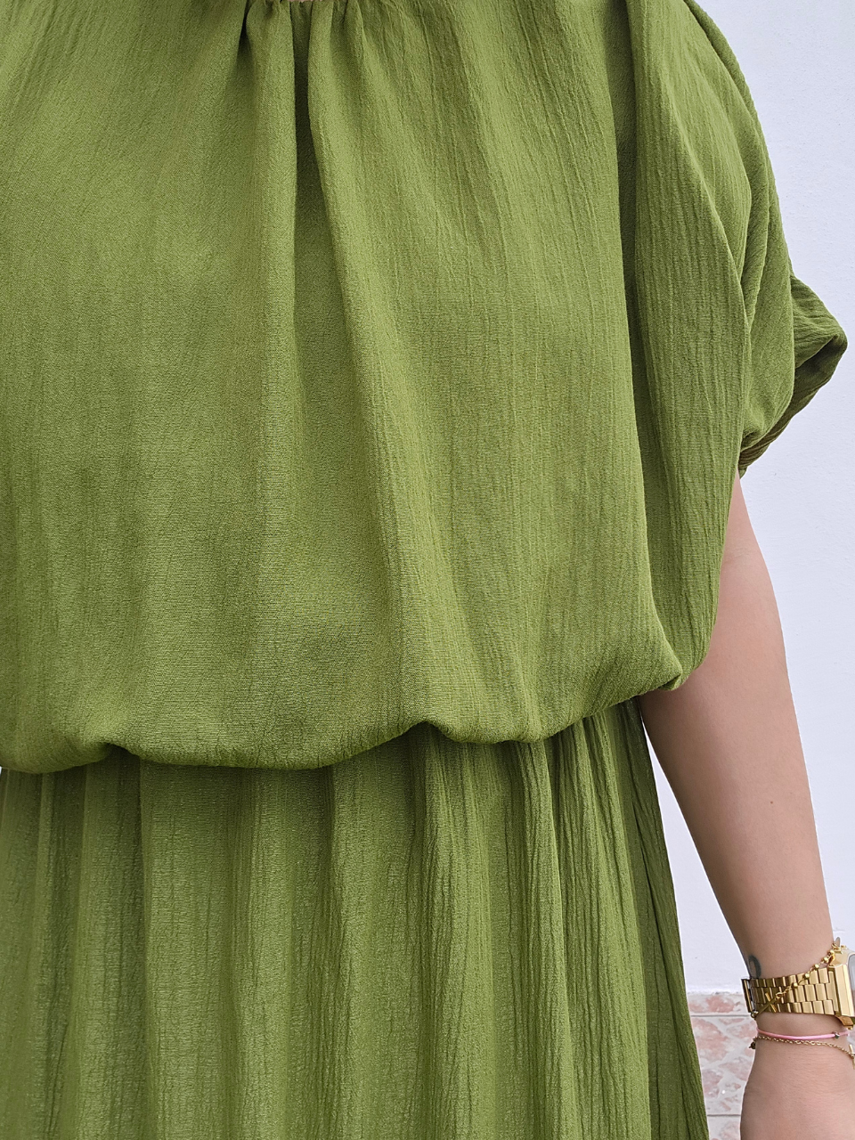 Robe verte été 