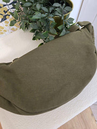 Sac banane en tissu avec cœur doré