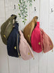 Sac banane en tissu avec cœur doré