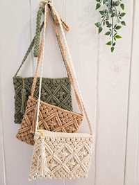 Sac bandoulière crochet 