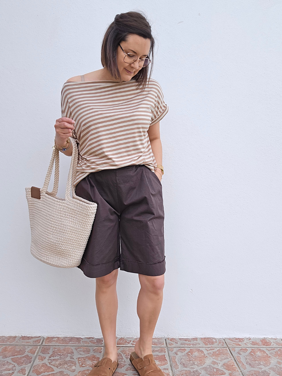 Sac en corde écru grand format – esprit bohème naturel