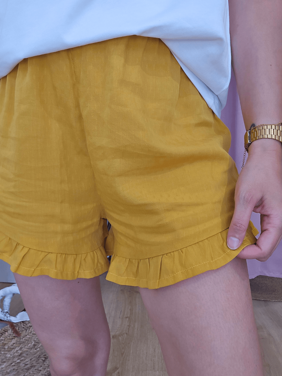 Short volanté Ambre tencel- Mellinette