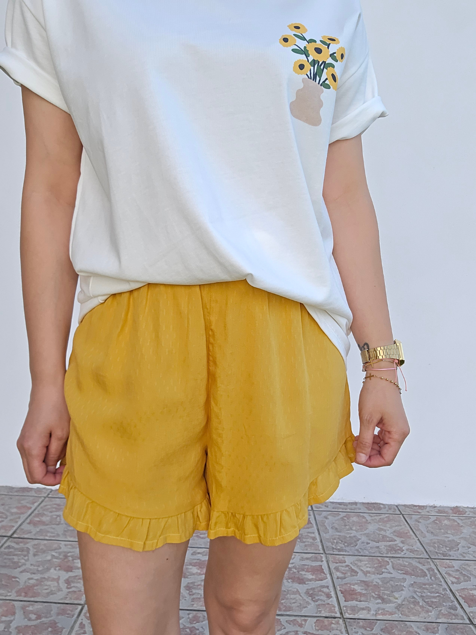 Short volanté Ambre tencel- Mellinette