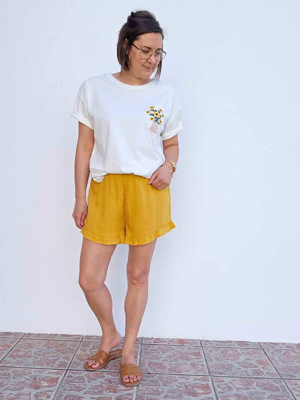 Short volanté Ambre tencel- Mellinette