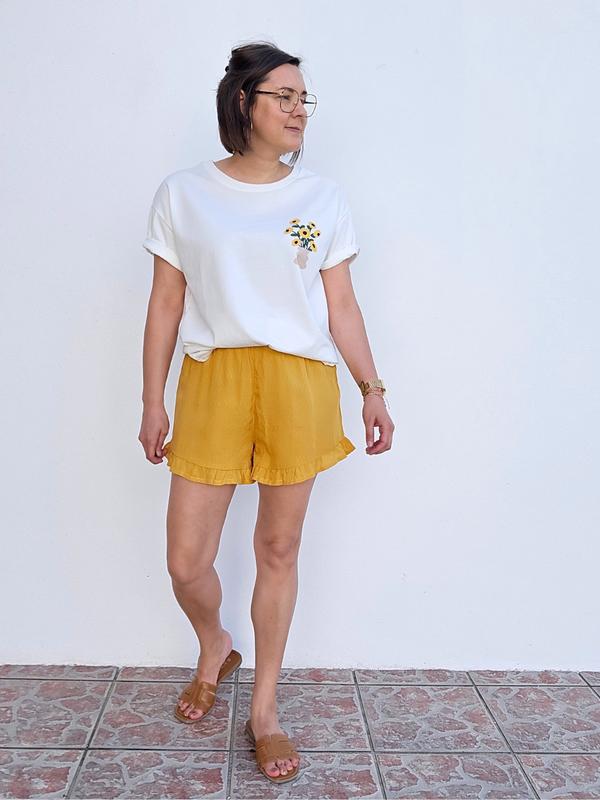 Short volanté Ambre tencel- Mellinette