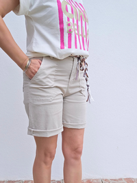 Short beige tendance 