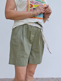 Short coton été femme