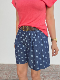 Short tencel pois 