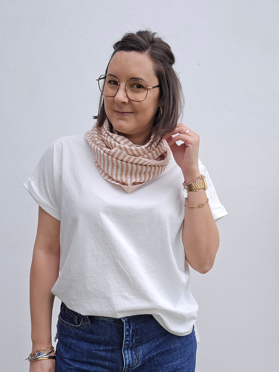 Snood en gaze de coton – Mellinette