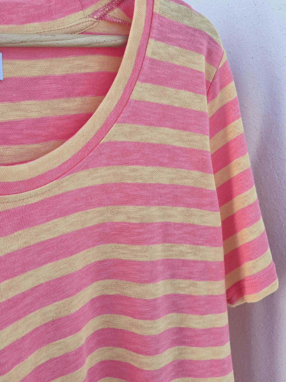 T-shirt rayé femme coton lin oversize – Love by MD