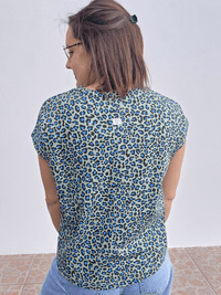 Tee-shirt femme imprimé léopard en jersey de coton – Love by MD