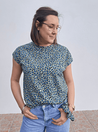 Tee-shirt femme imprimé léopard en jersey de coton – Love by MD
