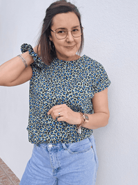Tee-shirt femme imprimé léopard en jersey de coton – Love by MD