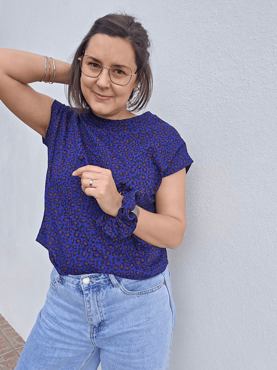 Tee-shirt femme imprimé léopard en jersey de coton – Love by MD