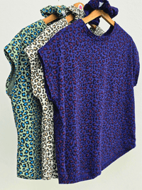 Tee-shirt femme imprimé léopard en jersey de coton – Love by MD