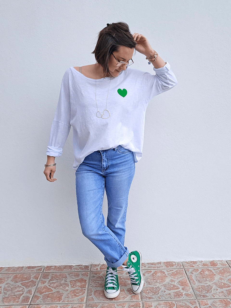 Tee-shirt femme manches longues “C’est la vie”