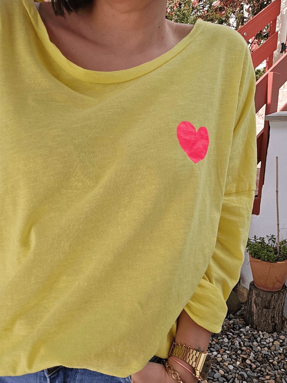 Tee-shirt femme manches longues “C’est la vie”