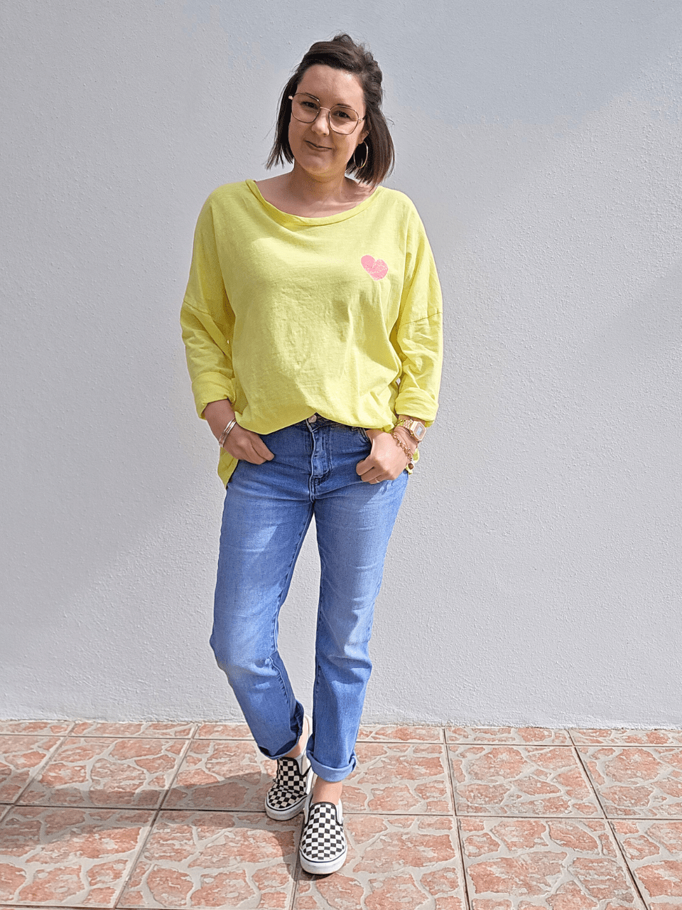 Tee-shirt femme manches longues “C’est la vie”