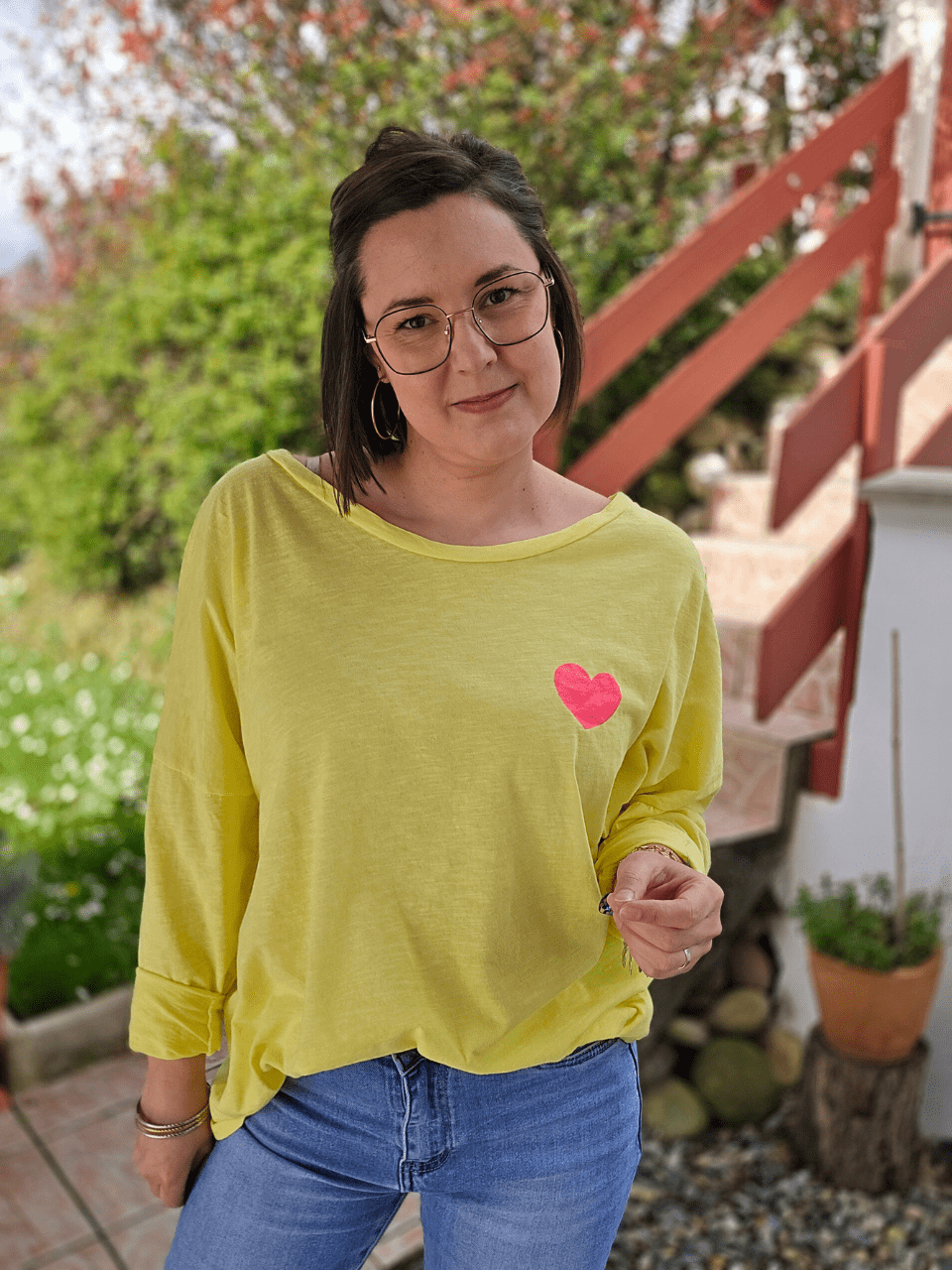 Tee-shirt femme manches longues “C’est la vie”