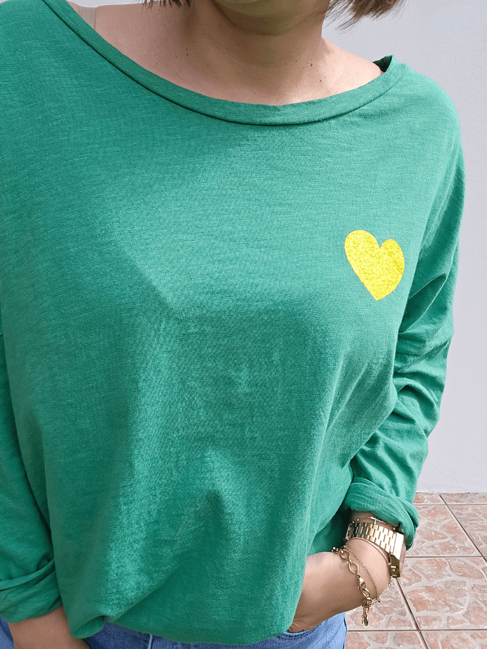 Tee-shirt femme manches longues “C’est la vie”
