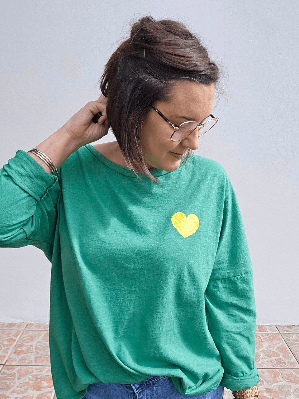 Tee-shirt femme manches longues “C’est la vie”