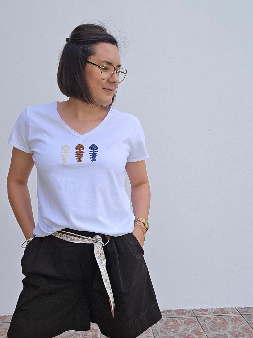 Look femme été short marron