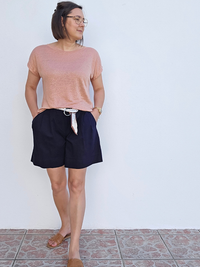 Look tee shirt lin rose
