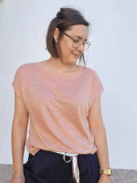 Tee shirt lin femme