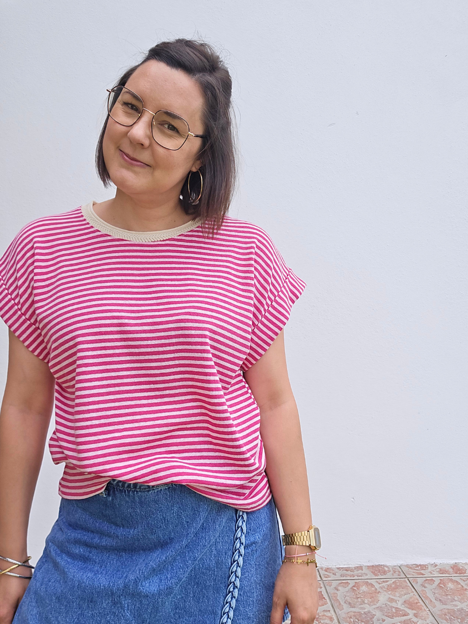 tee shirt rayé été femme