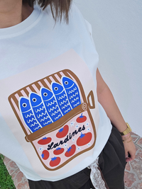 Tee shirt sardine femme