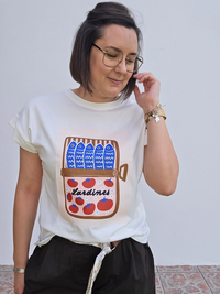 tee shirt flocage bleu / rouge
