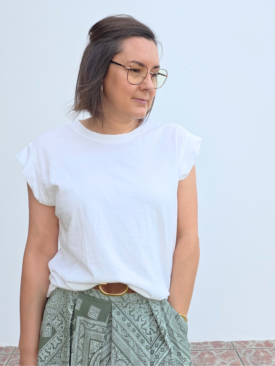 T-shirt coton manches fluides – Différent coloris