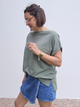 Tee-shirt col bateau en coton – Différents coloris