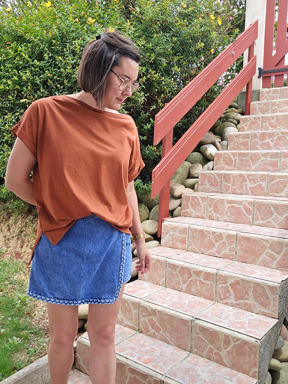 Tee-shirt col bateau en coton – Différents coloris
