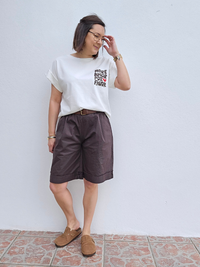 Tee-shirt blanc « more amor por favor »