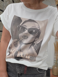 tee shirt blanc iconic