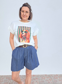 Look tee shirt chien femme