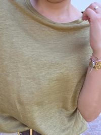 Tee-shirt en lin Love By MD