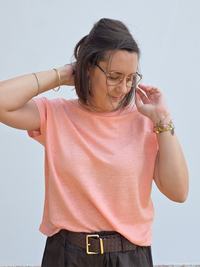 Tee-shirt en lin Love By MD