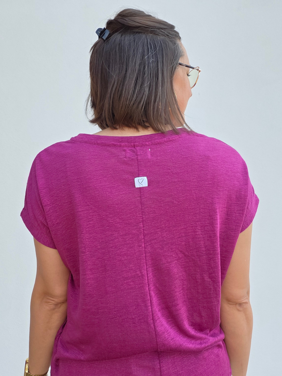 Tee-shirt en lin Love By MD