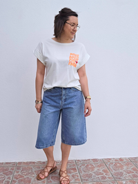 Tee-shirt blanc « more amor por favor »