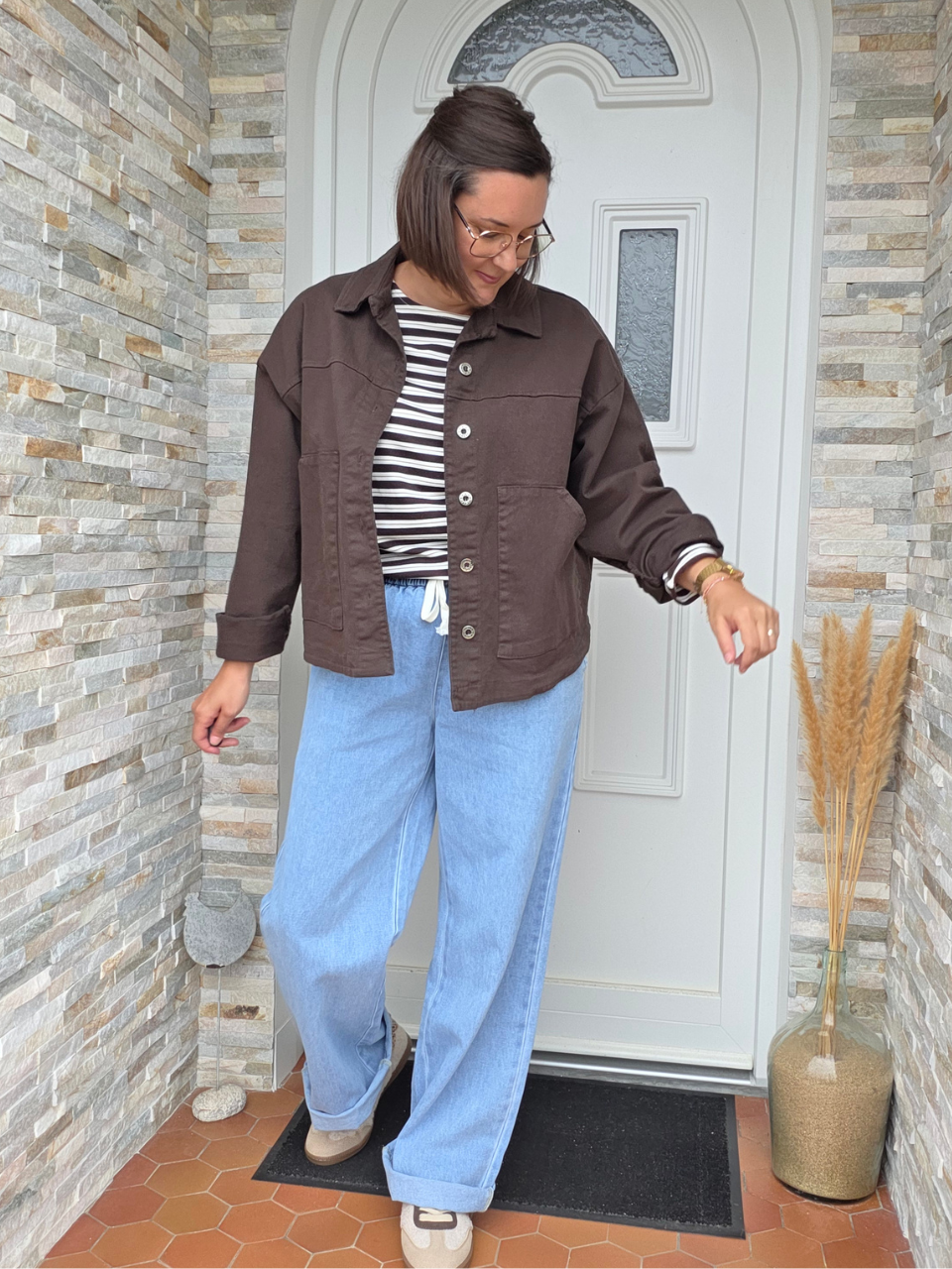 Look automne tendance en jean femme
