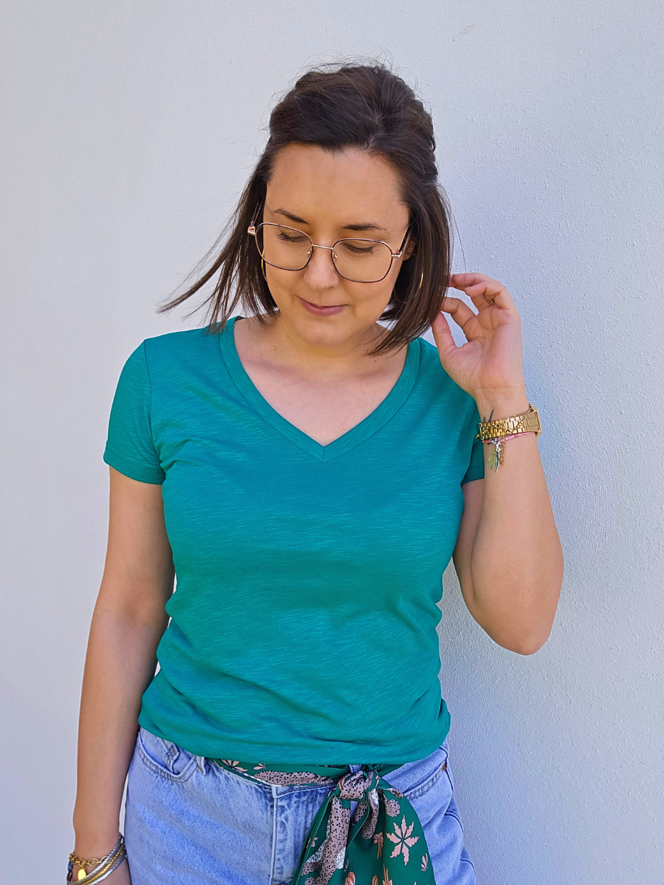 Tee-shirt vert émeraude – Love By MD