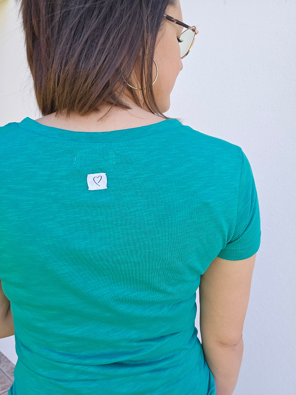 Tee-shirt vert émeraude – Love By MD