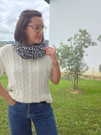 Tour de cou femme en gaze de coton – Mellinette