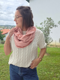 Tour de cou femme en gaze de coton – Mellinette